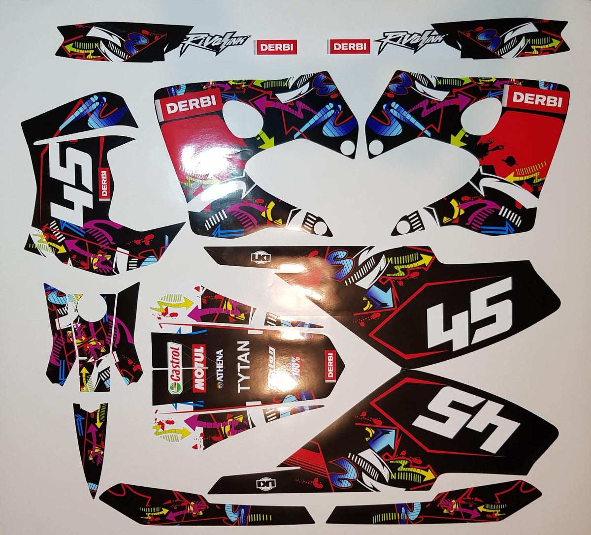 Dekor-Kit DERBI XTREME 2003-2004 - URBAN