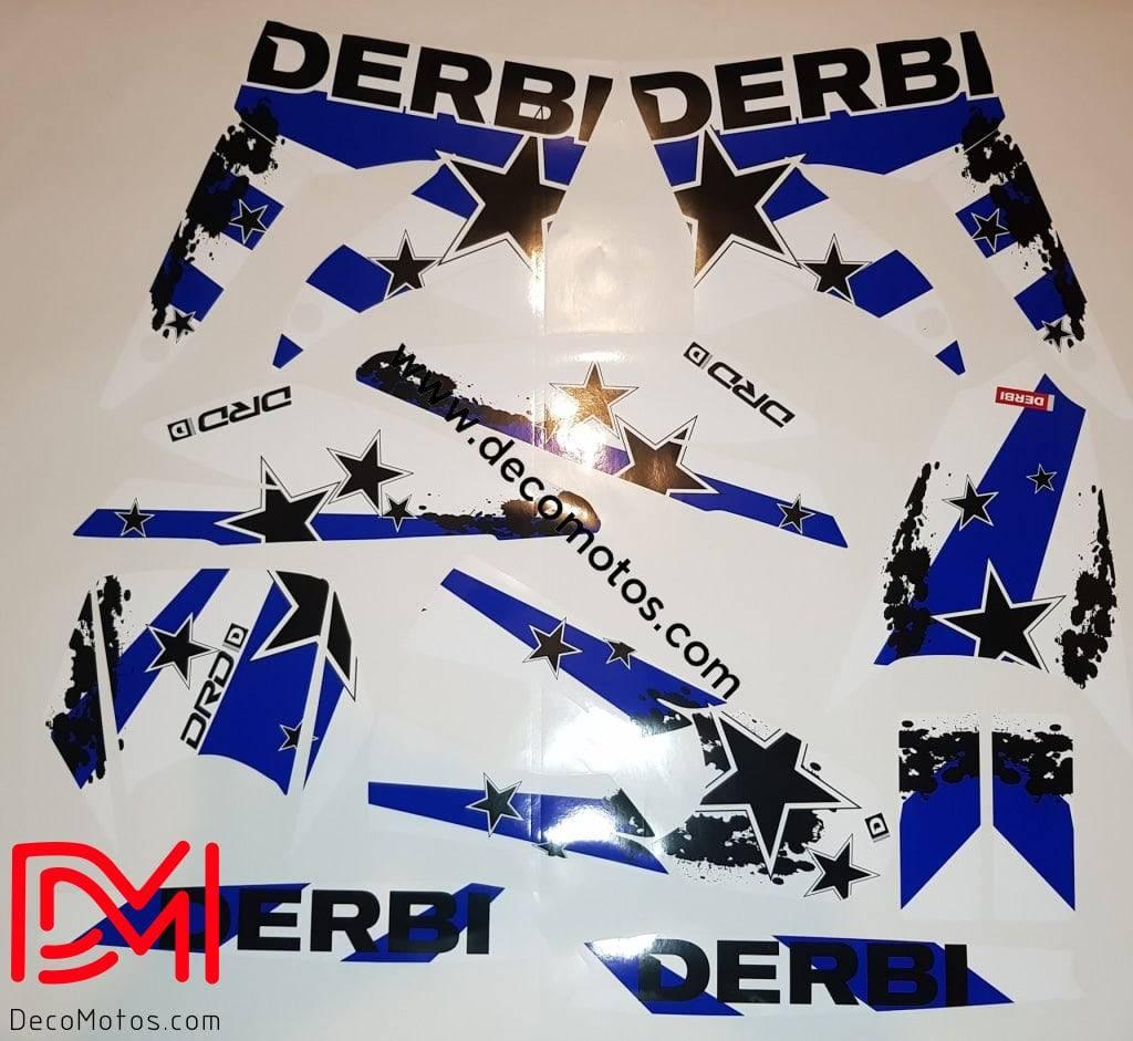 Kit Deco DERBI XTREME / RACING 2011-2017 - BLUE