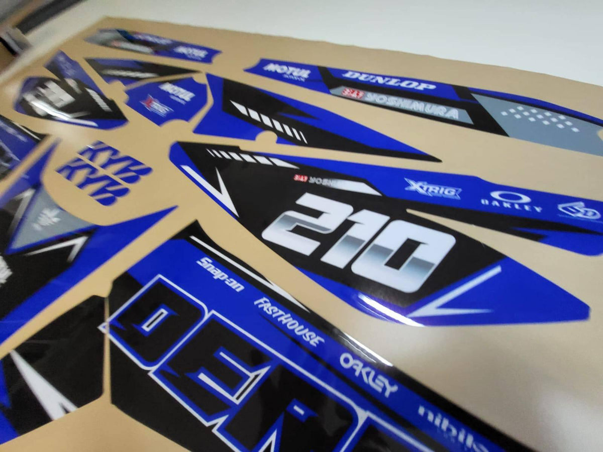Kit Déco DERBI X-TREME / RACING 2011-2017 - BLUE DERBI
