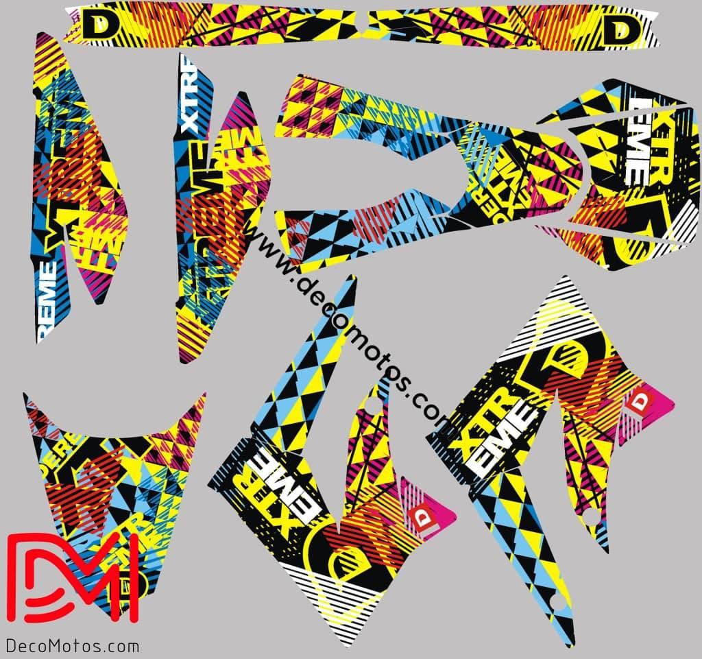 graphics kit MULTI - DERBI XTREME / RACING 2011-2017