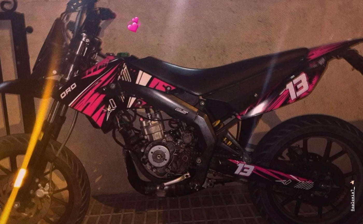 kit grafiche DERBI X-TREME / RACING 2011-2017 - ROSA