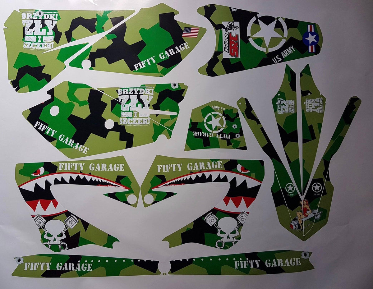 Dekor-Kit DERBI XTREME XRACE AVANT 2011 - BAPE