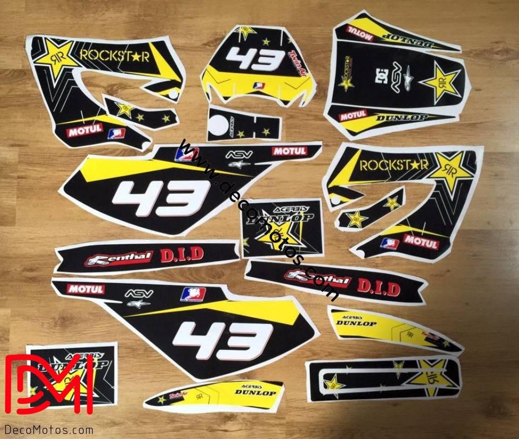 kit grafiche DERBI XTREME XRACE AVANT 2011 - CLASSIC ROCKSTAR