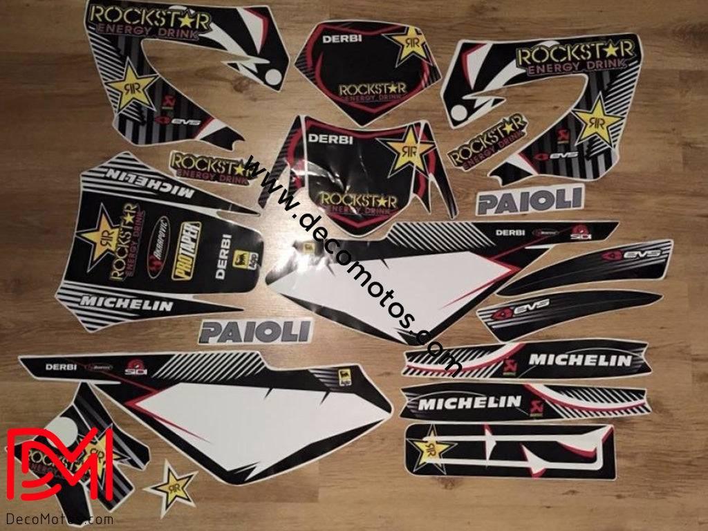 kit grafiche DERBI XTREME XRACE AVANT 2011 - CLASSIC ROCKSTAR #2