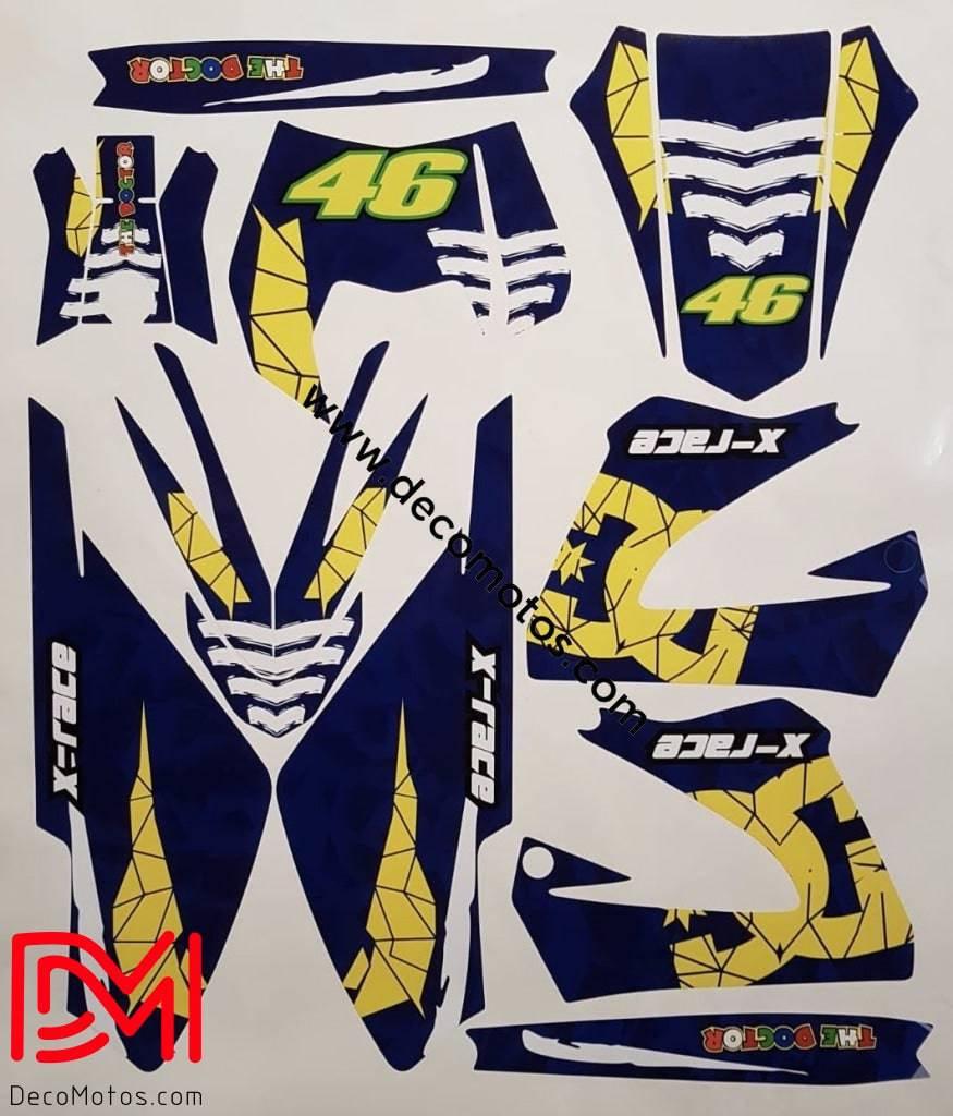 graphics kit DERBI XTREME XRACE FRONT 2011 - DC