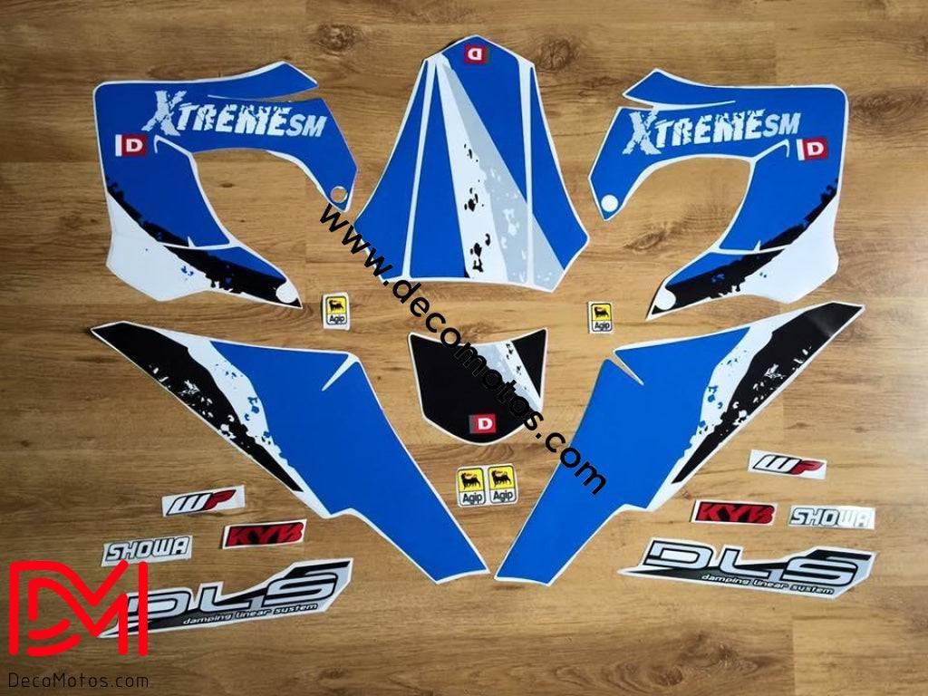 kit grafiche DERBI XTREME XRACE AVANT 2011 - ORIGINE BLUE