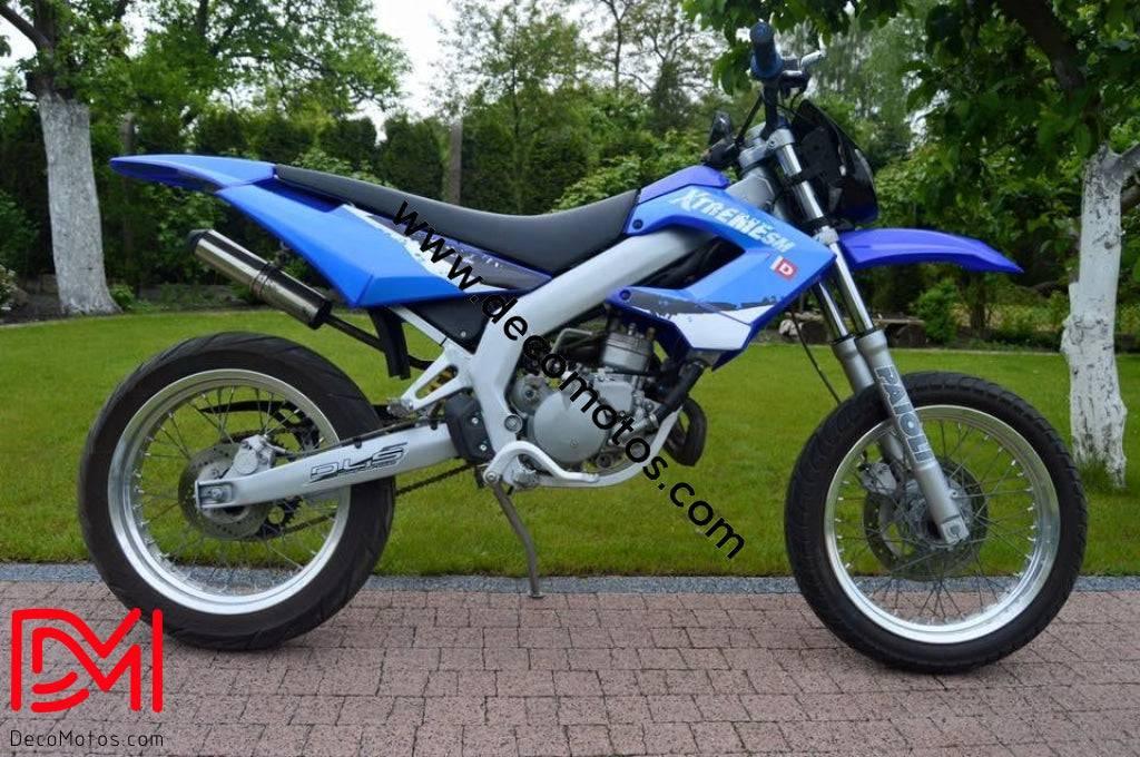 kit grafiche DERBI XTREME XRACE AVANT 2011 - ORIGINE BLUE