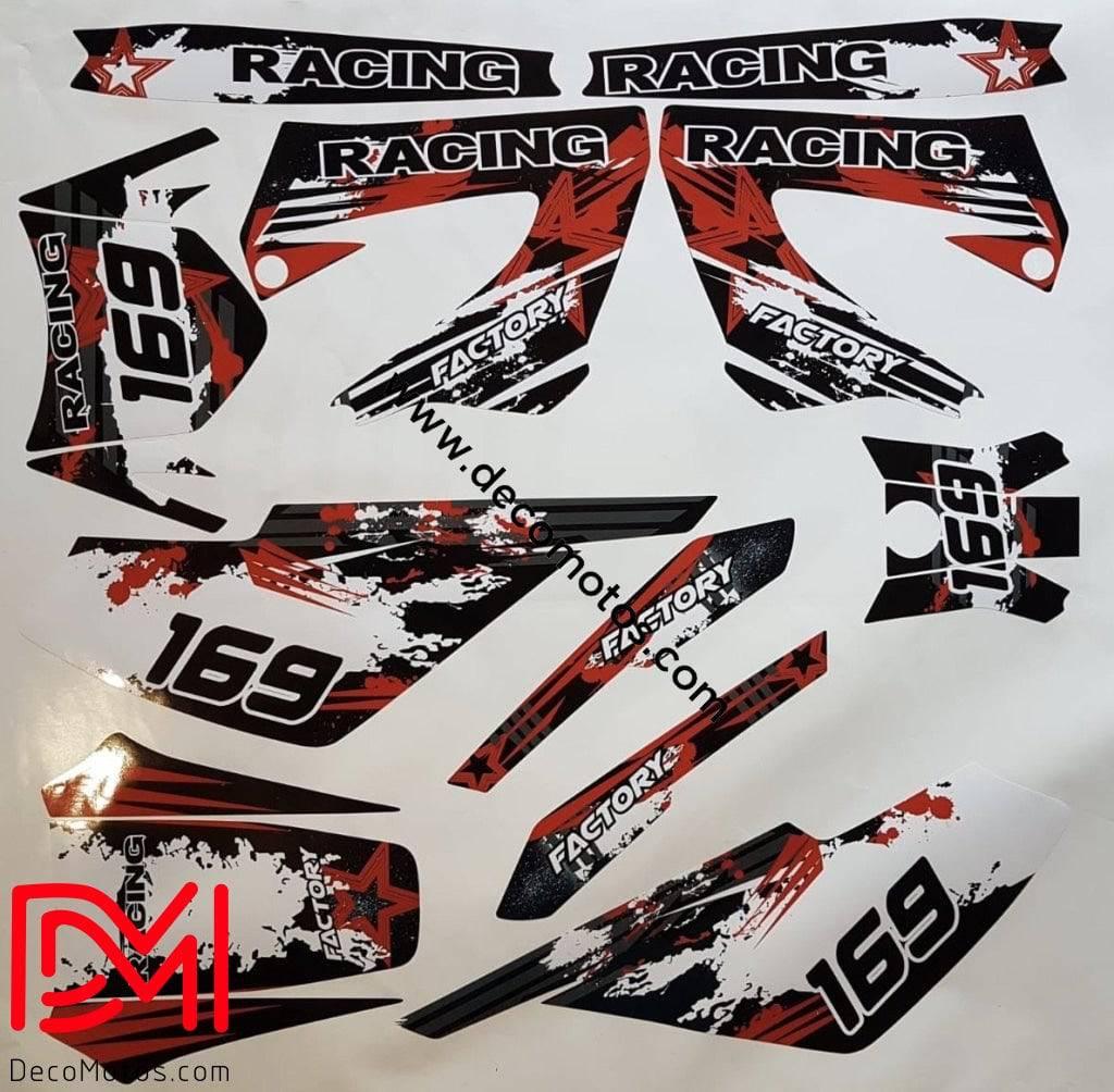 Kit Déco DERBI XTREME XRACE AVANT 2011 - RED RACING