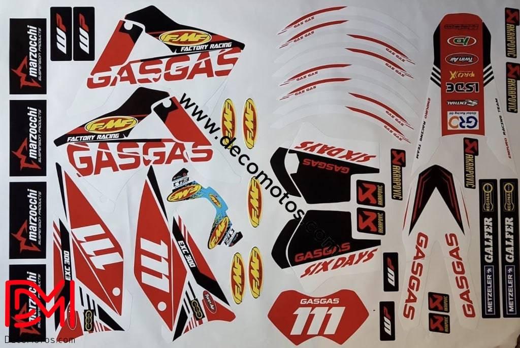 GAS GAS EC 2010-2011 FMF Deco Kit
