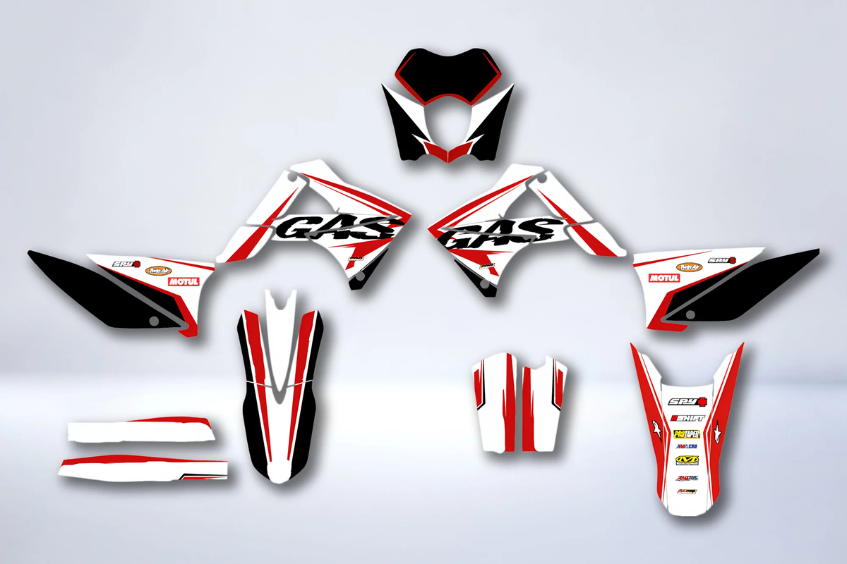Kit déco GasGas EC EC-F 2010-2011 WHITE