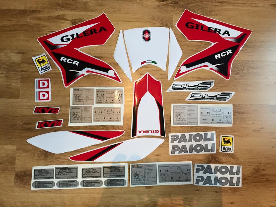 Kit de decoración GILERA SMT / RCR 2011-2017 - ORIGINE ROJO