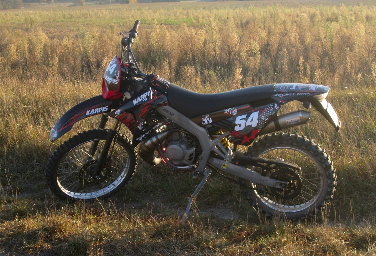 Kit Déco GILERA SMT / RCR AVANT 2011 - BLACK RED