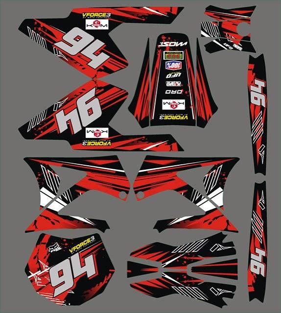 Kit Déco GILERA SMT / RCR AVANT 2011 - RED