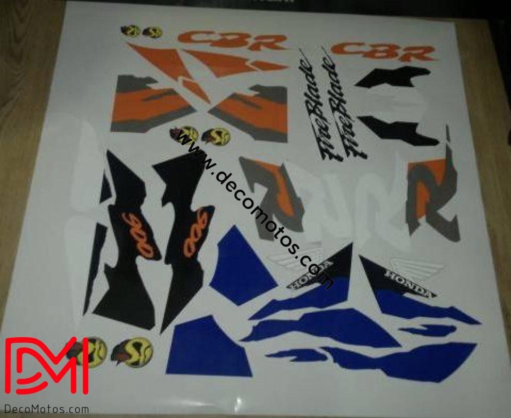 HONDA CBR 900 graphics kit - FIREBLADE ORANGE