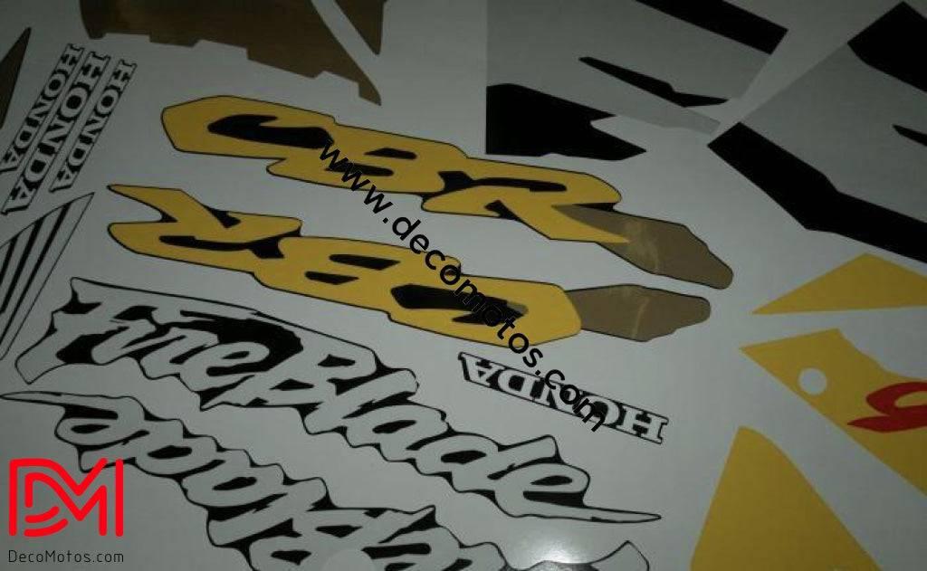 HONDA CBR 900 graphics kit - HONEY