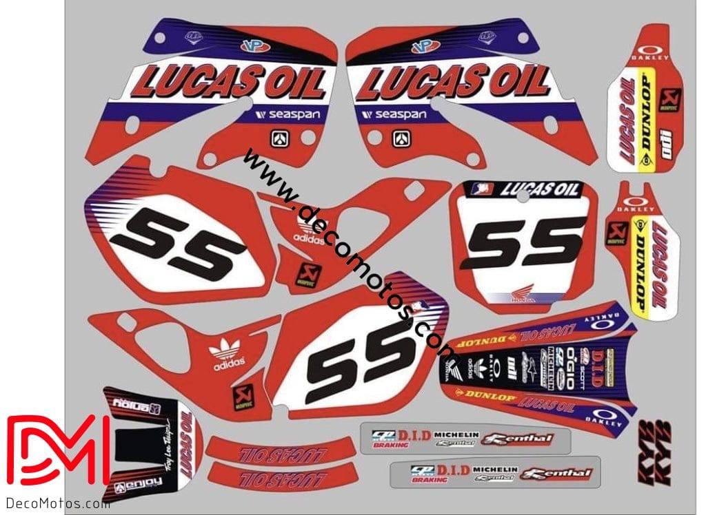 graphics kit HONDA CR 125-250 1998-1999 - LUCAS OIL