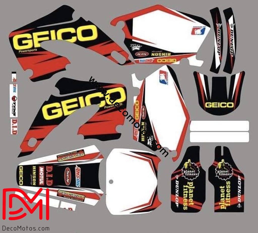 Honda CR 125-250 2000-2001 Decal Kit - GEICO