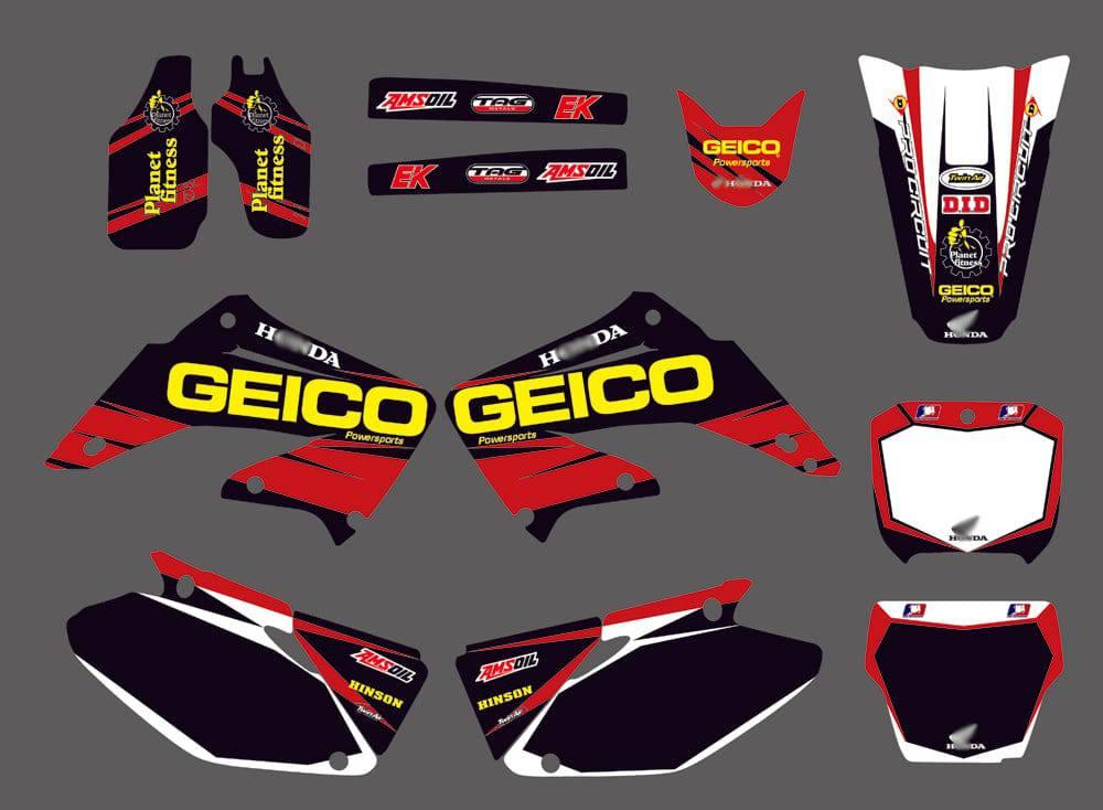 Kit Déco HONDA CR 125-250 2002-2013 - GEICO