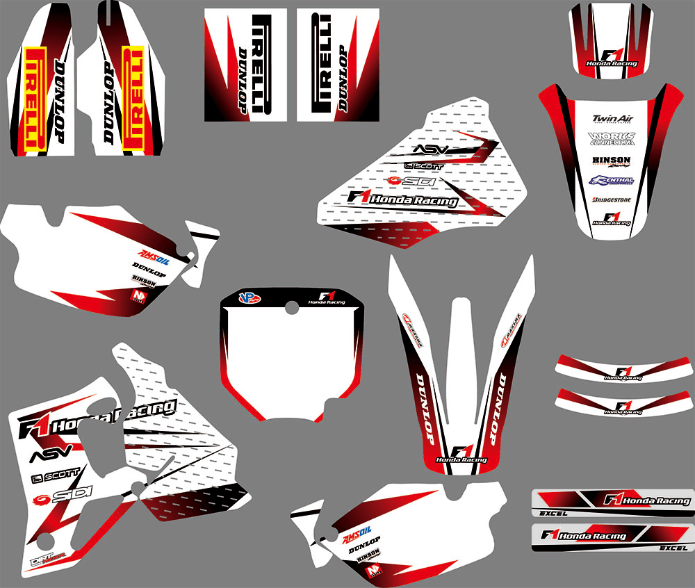 Dekor-Kit HONDA CR 80 1996-2002