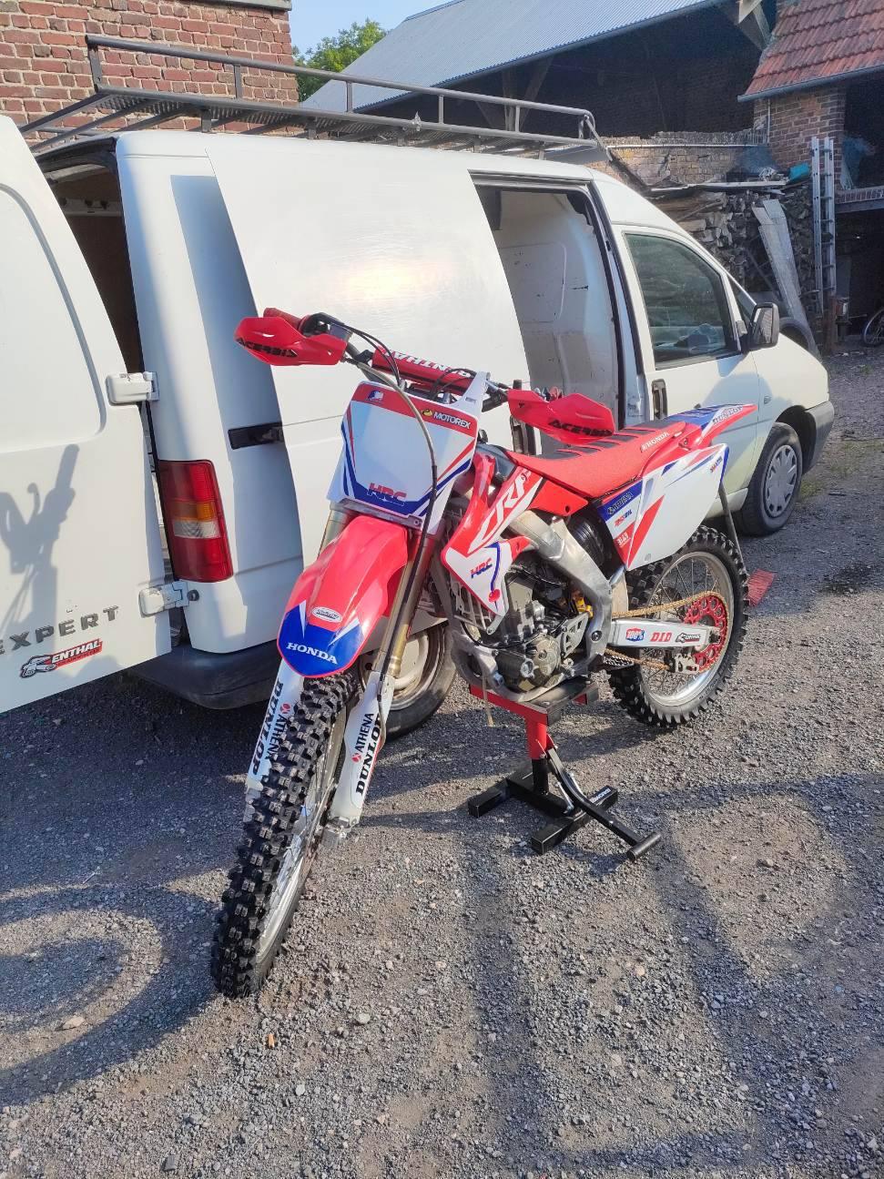 Kit déco HONDA CRF 250 2004-2009 - ORIGINE RED BLUE