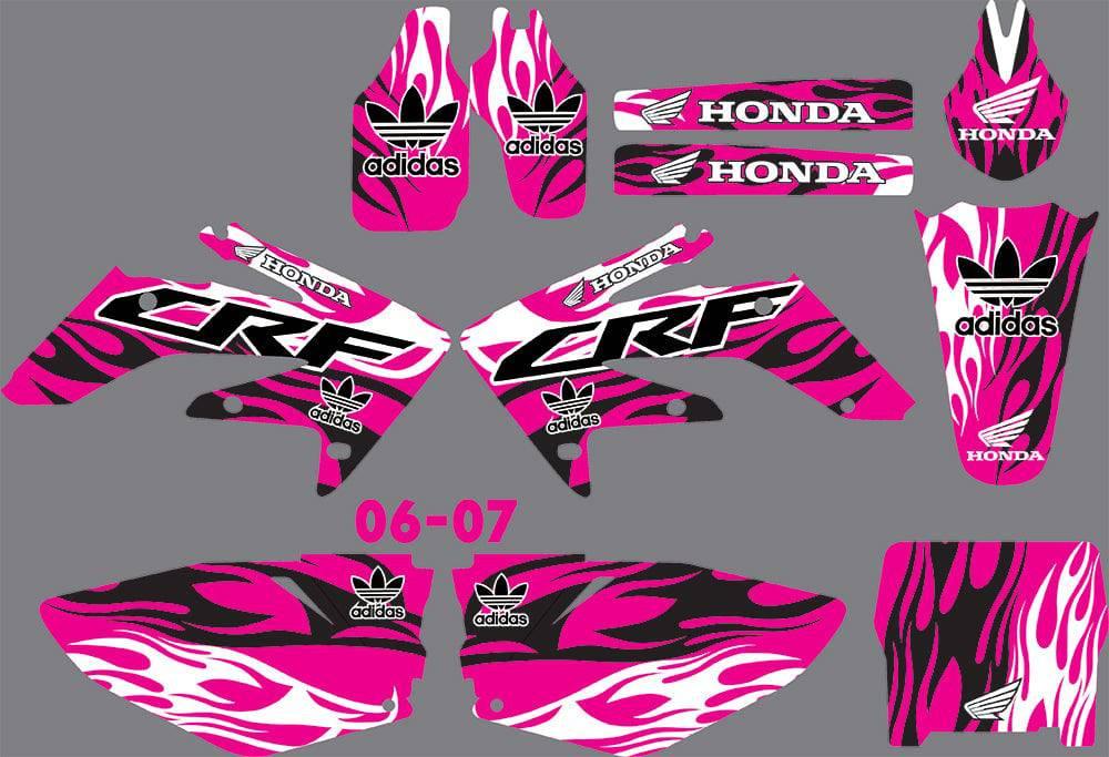 Kit déco HONDA CRF 250 2004-2009 PINK