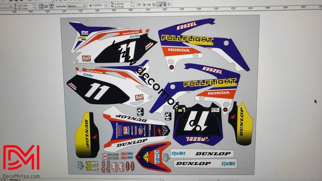 Dekor-Kit HONDA CRF 250 2010