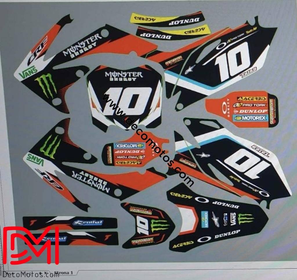 Kit Déco HONDA CRF 250 2010 MONSTER