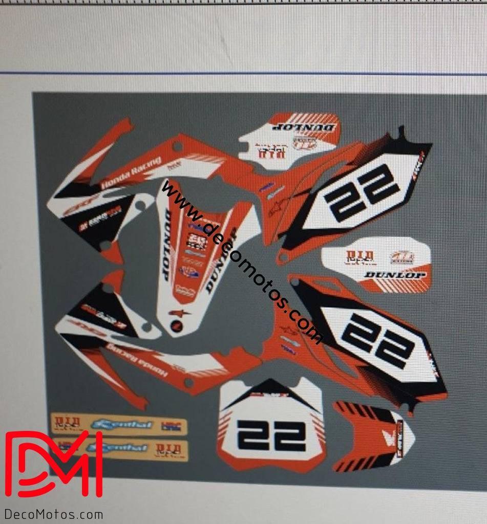 Dekor-Kit HONDA CRF 250 2010 RACING