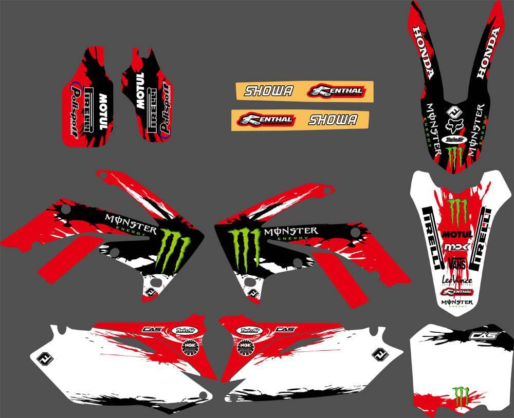 Kit déco HONDA CRF 250-450 (2009-2012) MONSTER