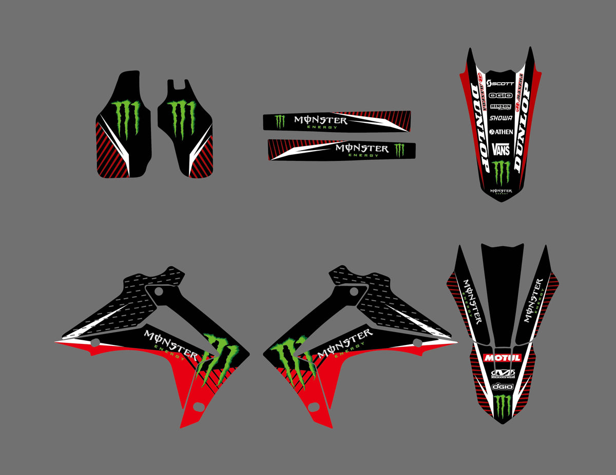 Kit déco HONDA CRF 250-450 2013-2016 MONSTER #3
