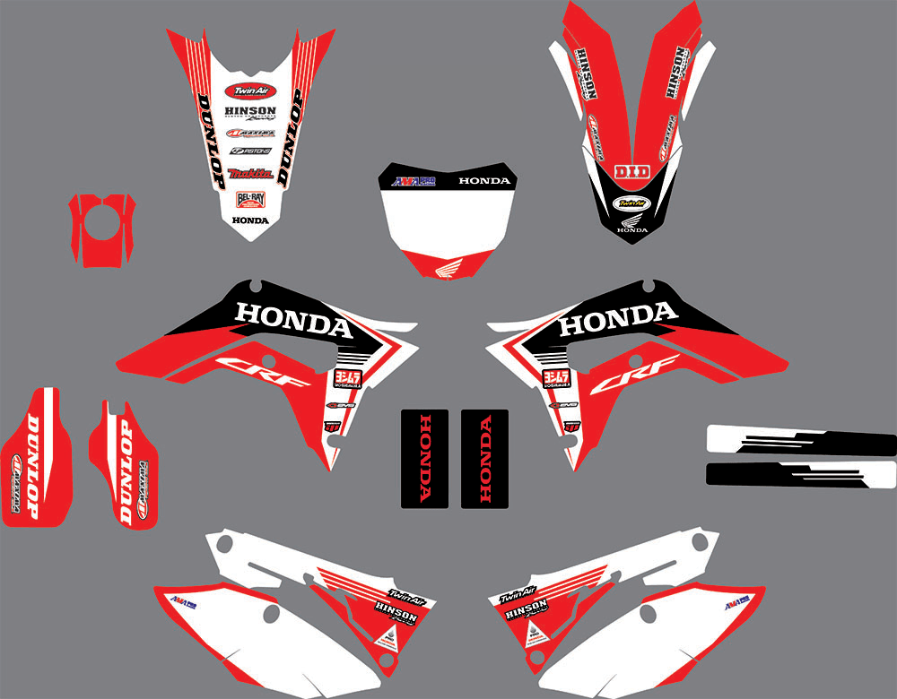 Kit déco HONDA CRF 450 2017-2020 CRF 250 2018-2021 - #2