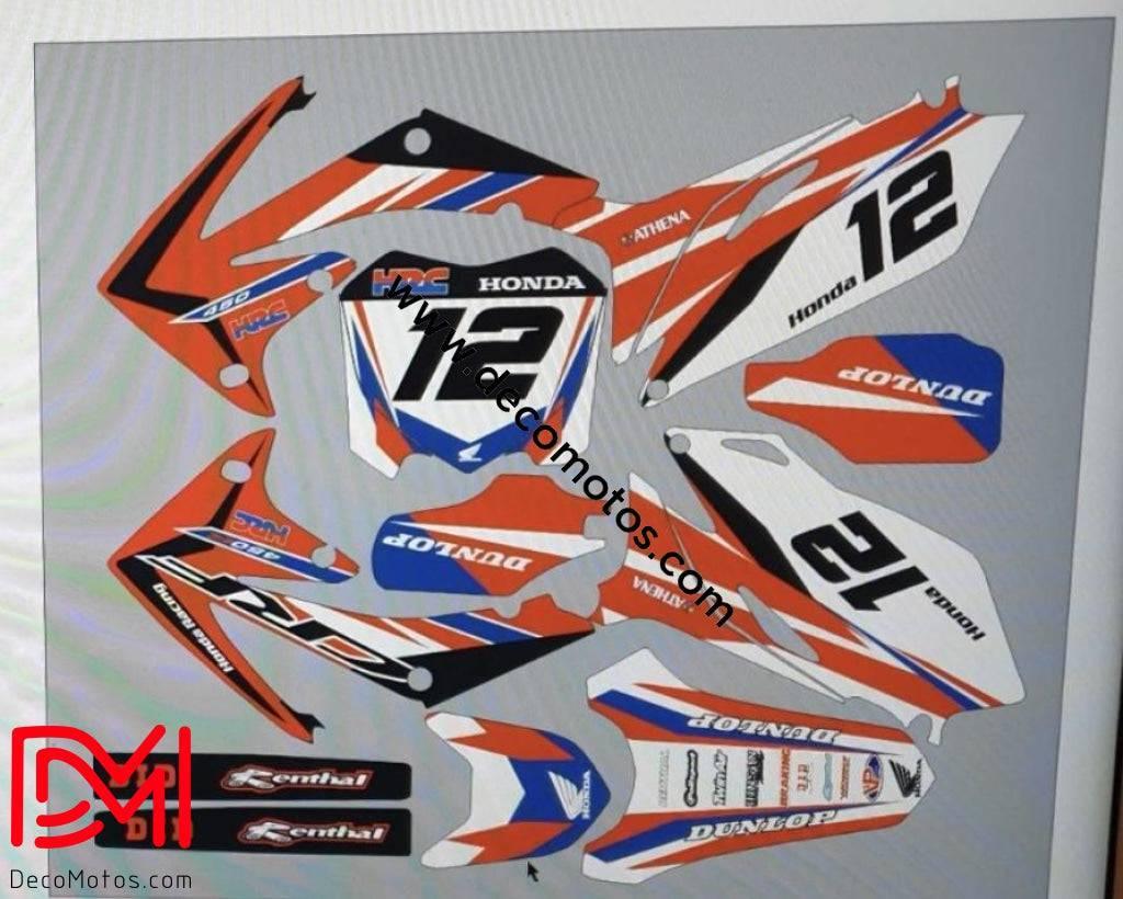 kit grafiche HONDA CRF 450 2010 BLU ROSSO