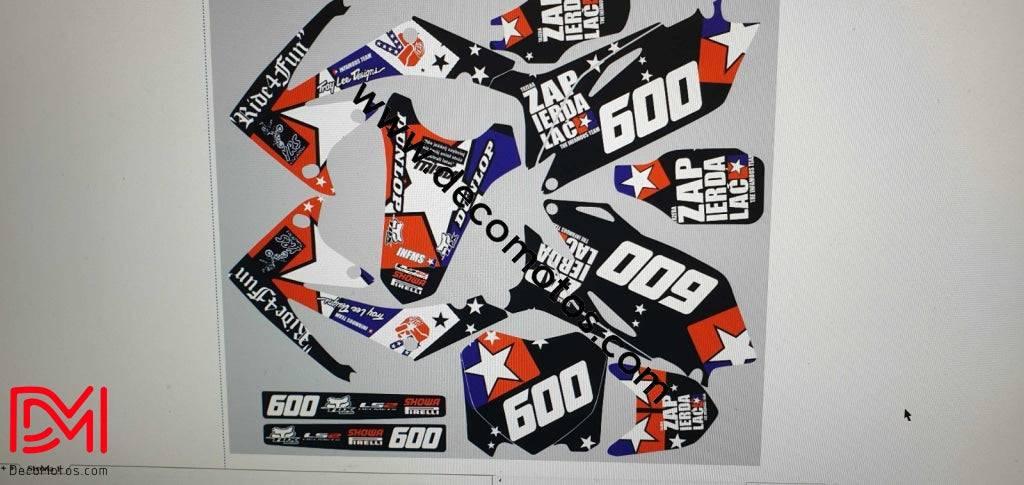 kit grafiche HONDA CRF 450 2010 RIDE