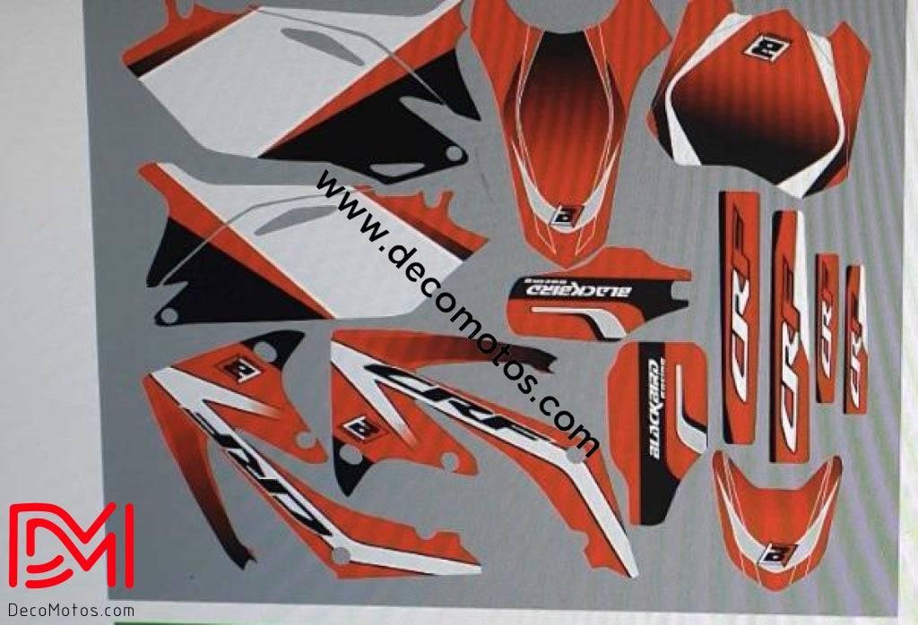 HONDA CRF 450 2010 graphics kit empty