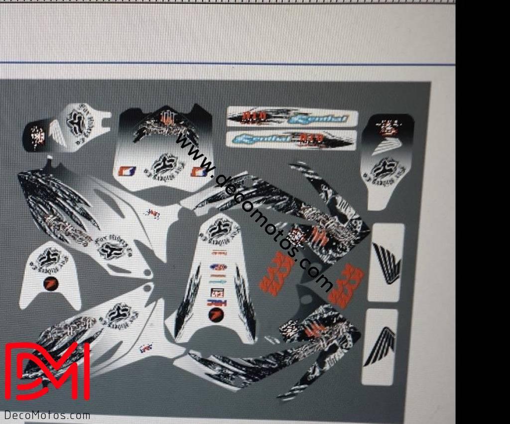 kit grafiche HONDA CRF 450 2010 BIANCO