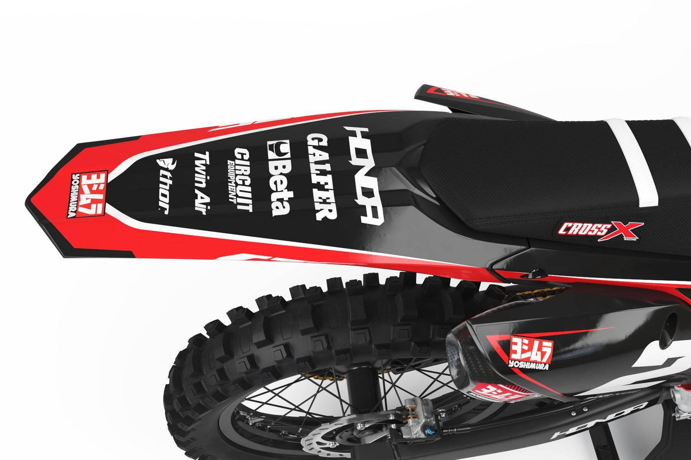 Dekor-Kit HONDA CRF ROT
