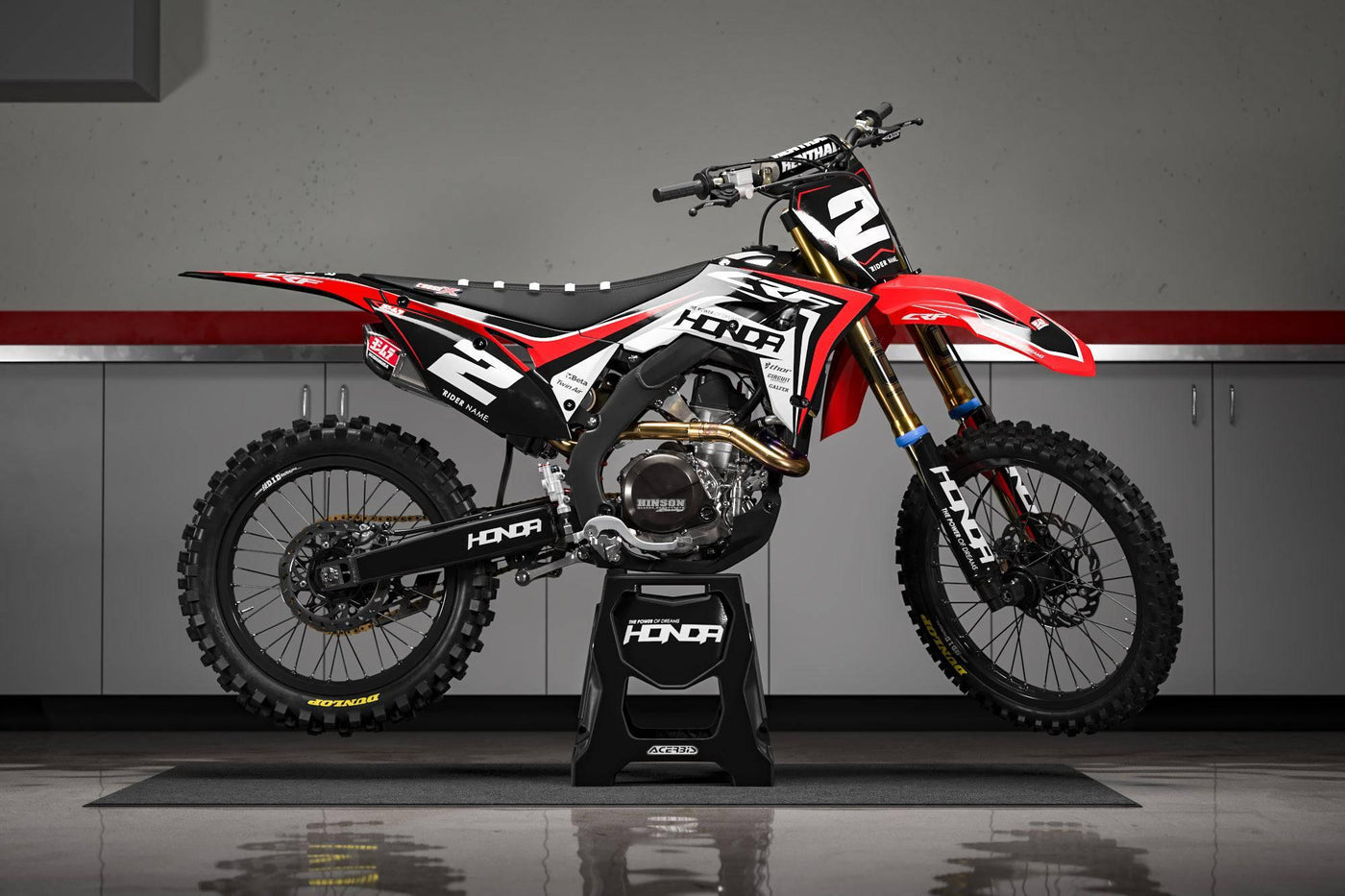 Dekor-Kit HONDA CRF ROT