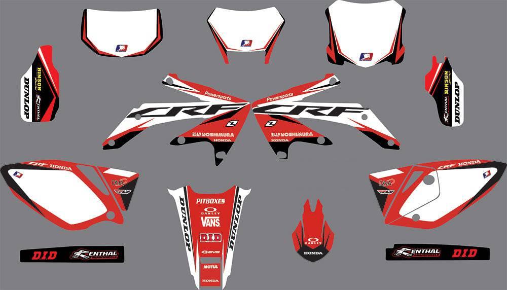 Honda CRF450X 2004-2016 Original decal kit - Main Image