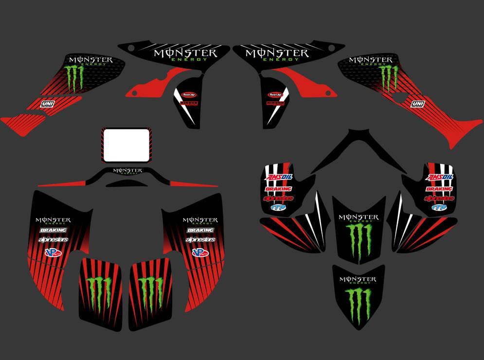 Kit déco HONDA TRX 450 450R 450ER - MONSTER