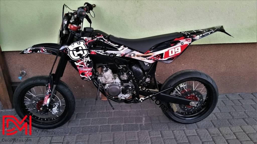Bmw Husqvarna 125 Te 2010 Deco Kit HUSQVARNA SMS WR CR TE 450-510