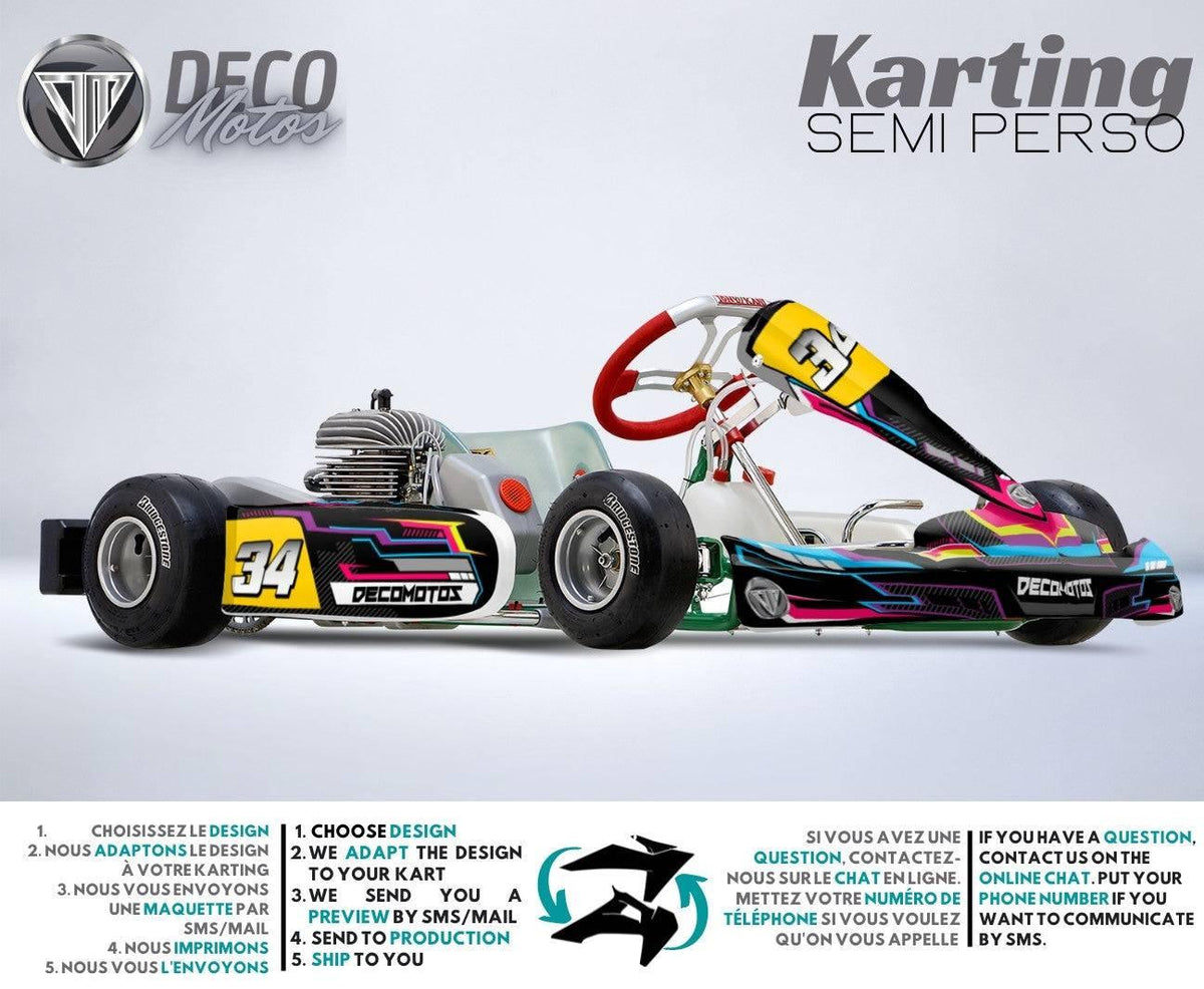 Dekor-Kit Karting TonyKart / Birel / Zanardi / Italcorse (alle Modelle)