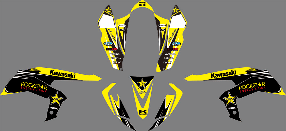 Dekor-Kit KAWASAKI KFX 450 - ROCKSTAR