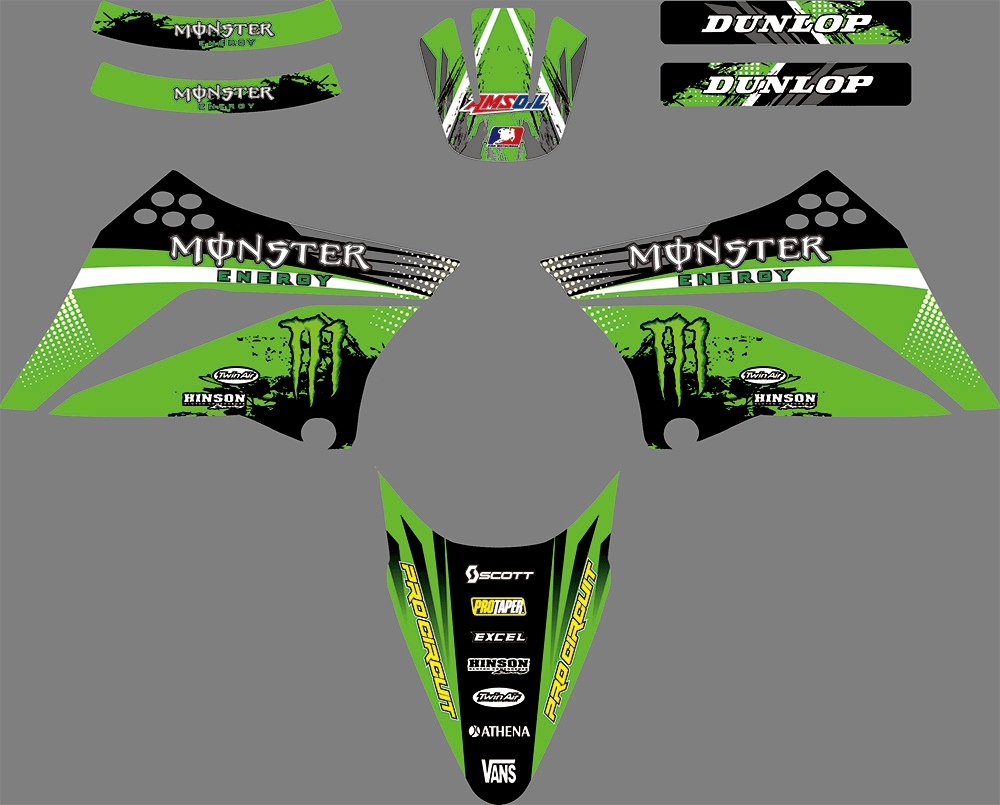 Kit Déco KAWASAKI KLX 110 2012-2018 MONSTER #2