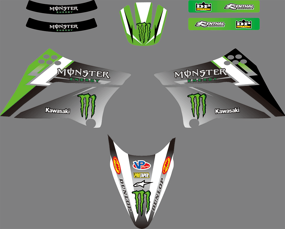 Kit Déco KAWASAKI KLX 110 2012-2018 MONSTER