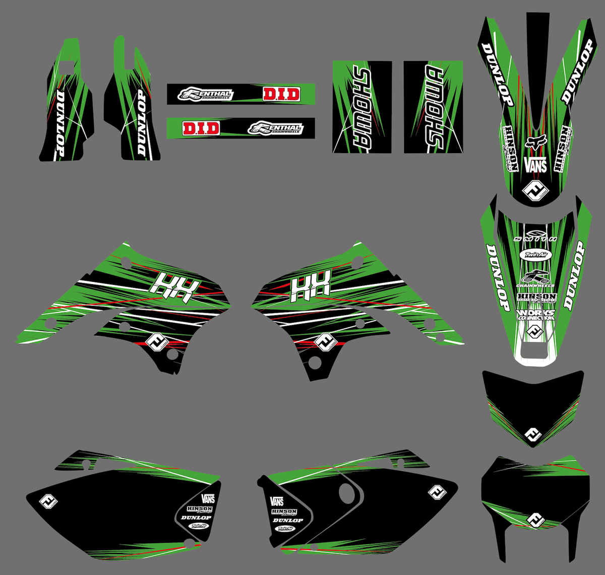 Kit Déco KK - KAWASAKI KLX 450 2008-2018