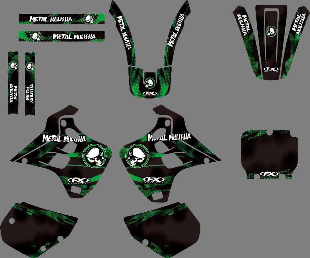 Deco Kit KAWASAKI KX 125 1990-1991 METAL MULISHA