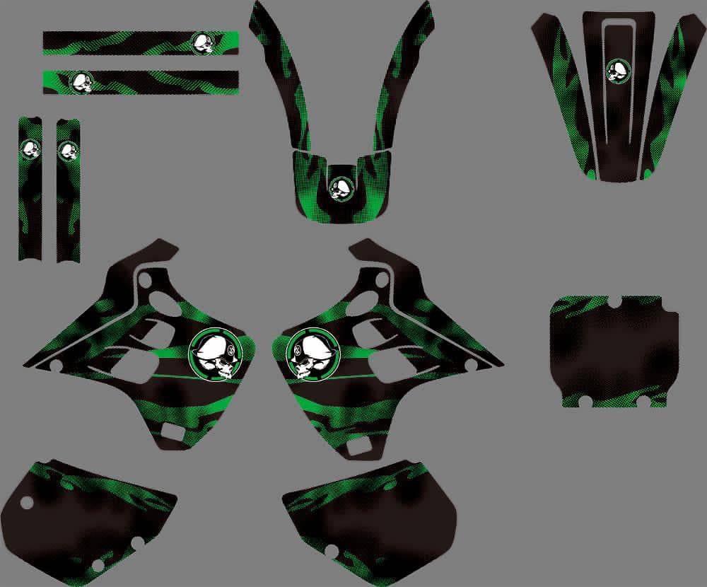 Deco Kit KAWASAKI KX 125 1990-1991 METAL MULISHA