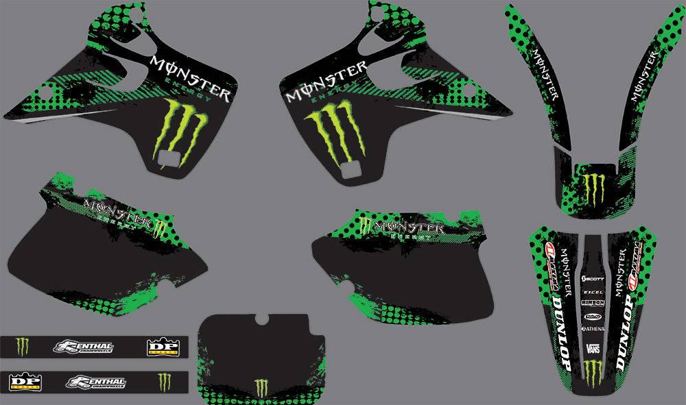 Dekor-Kit KAWASAKI KX 125-250 1992-1993 MONSTER