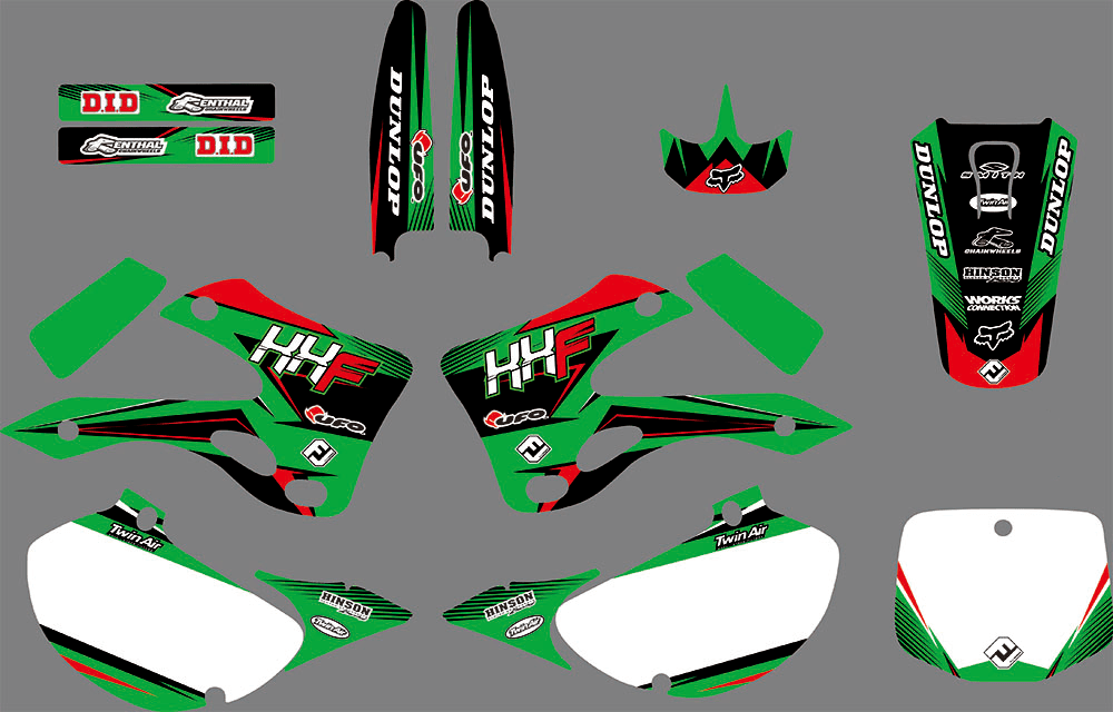 Graphic kit KAWASAKI KX 125-250 1999-2002 HHF