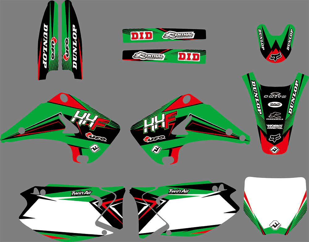 graphics kit KAWASAKI KX 125-250 2003-2012 HHF